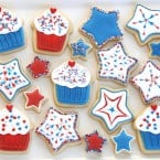 4th of july decorated cookies