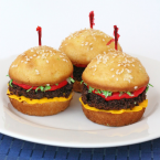 hamburger cupcakes