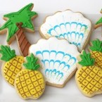 luau party cookies