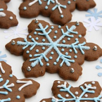gingerbread snowflakes