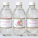custom water bottle labels