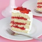 Strawberry shortcake cake