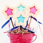 Stained glass star cookies