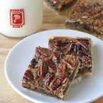 Chocolate Pecan pie bars recipe