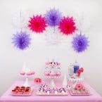 Penguin party winter dessert table