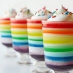 Rainbow jello