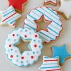Patriotic star cookies