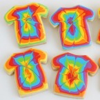 Tye Dye Shirt Cookies How To