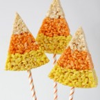 Candy Corn Rice Krispie Treats