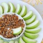 Caramel Cream Cheese Apple Dip