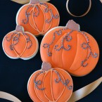 Jeweled Pumpkin Cookies - by Glorious Treats