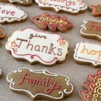 Thanksgiving Cookies - by Glorious Treats