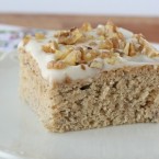 Banana Cake with Cream Cheese Frosting - by Glorious Treats