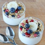 Simple Yogurt Parfaits- from www.glorioustreats.com