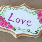 Painted Valentine's Cookies - by Glorious Treats