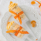 Orange creamsicle rice krispy treats