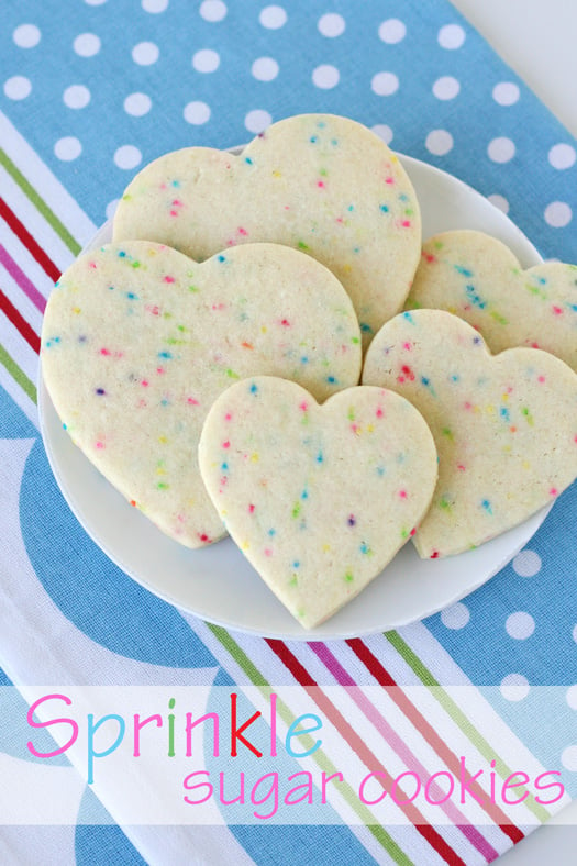 The Perfect Roll-Out Sugar Cookie Recipe.... with sprinkles!!  - via GloriousTreats.com