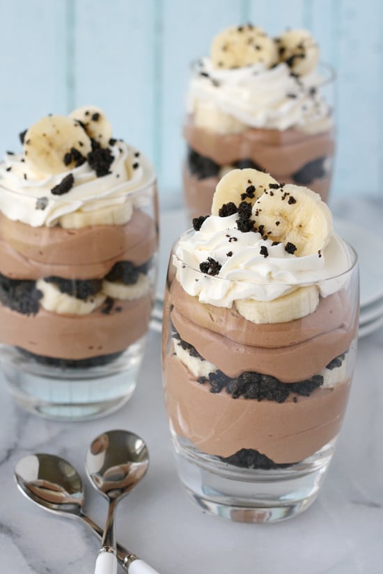 Banana Nutella Trifle | Homemade Trifle Recipes 