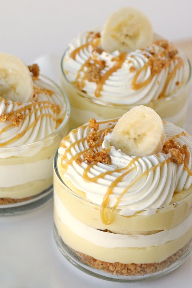 Caramel Dessert Recipes Banana Caramel Cream Dessert  Simply the most incredible dessert! Everyone LOVES this!