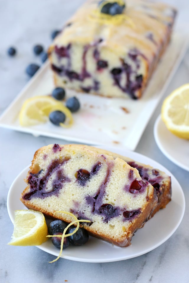 Perfectly moist, flavorful and delicious Lemon Blueberry Loaf Recipe