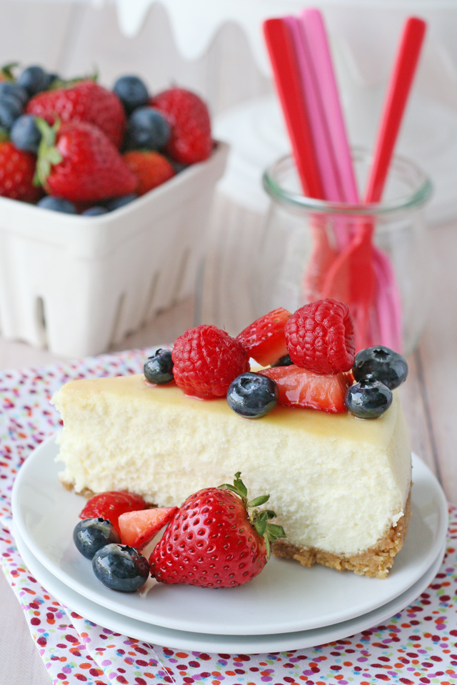 Perfect Vanilla Cheesecake - Glorious Treats