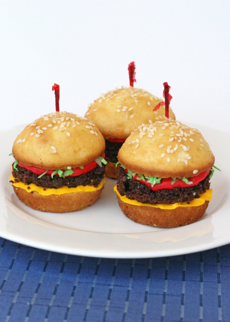 hamburger cupcakes
