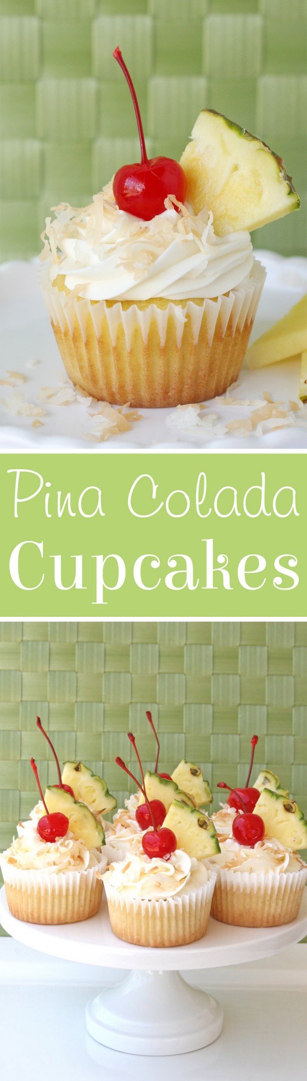 SIMPLY DELICIOUS! Pina Colada Cupcakes (from scratch) 