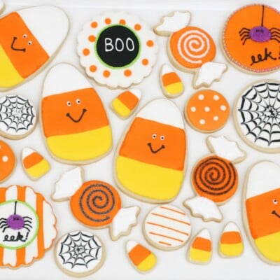 Cute Halloween Cookies - by Glorious Treats