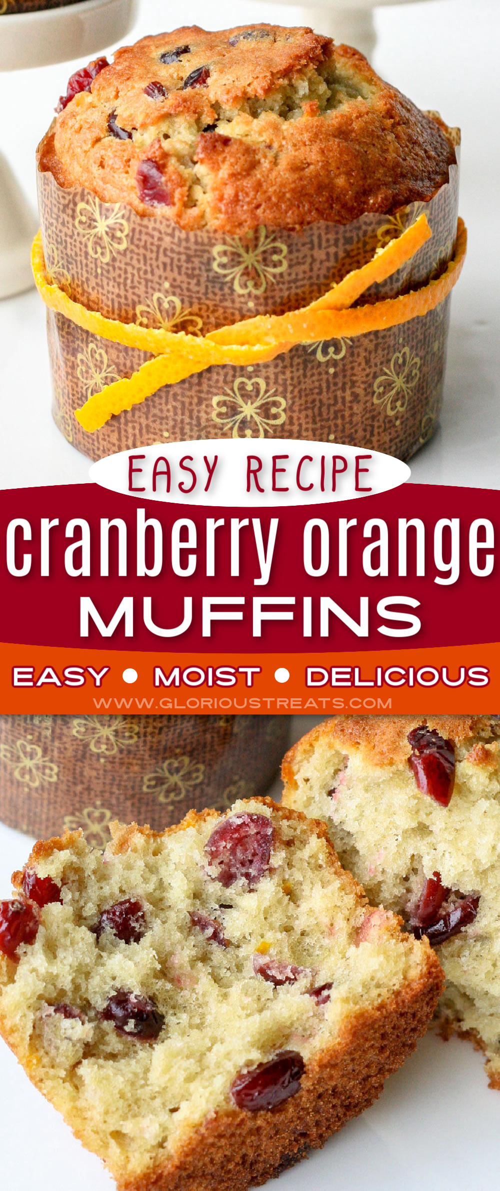 Cranberry Orange Muffins Glorious Treats