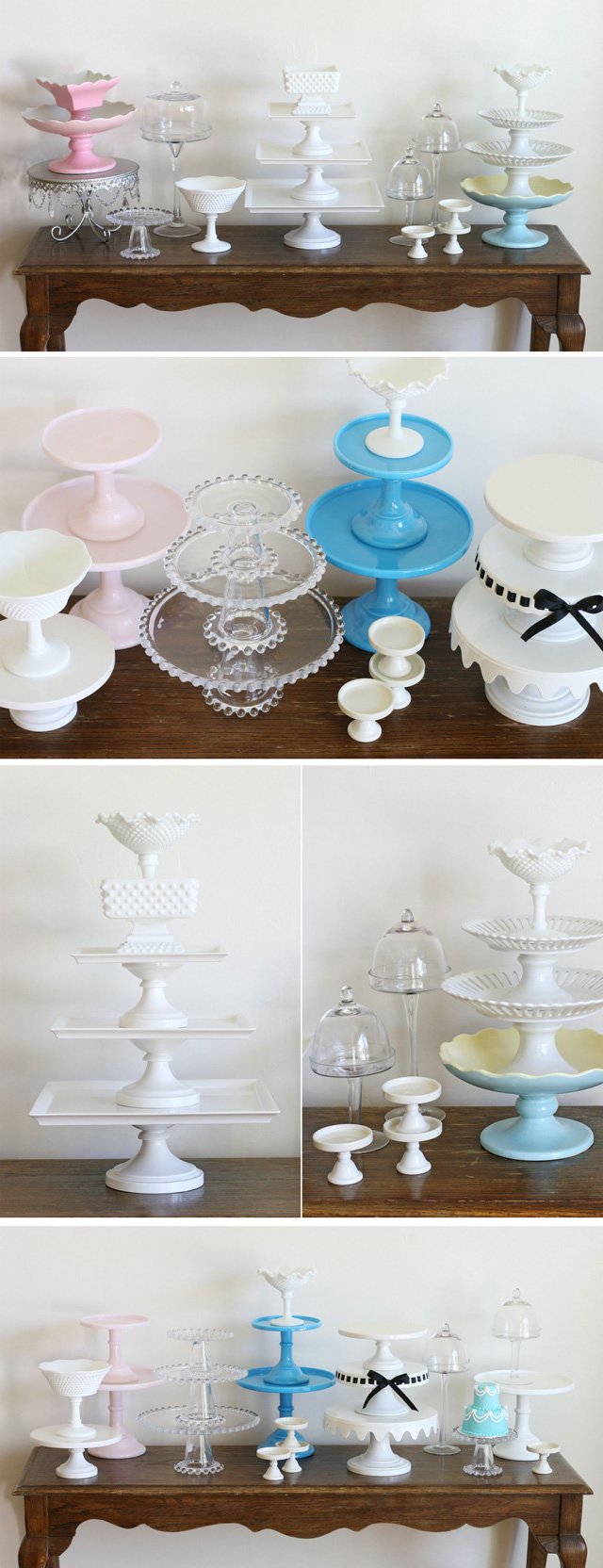 Incredible Collection of Cake Stands!! - via GloriousTreats.com