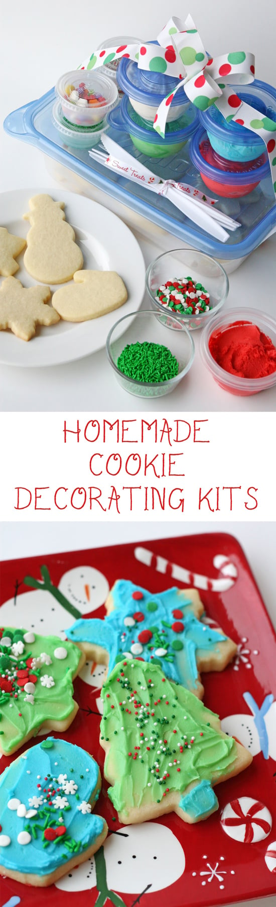 Homemade Cookie Decorating Kits - This is the perfect gift for families with kids!