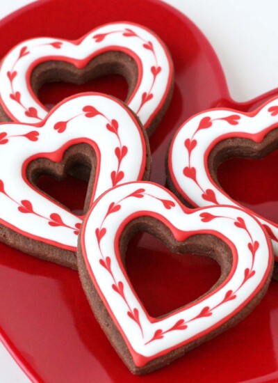 Chocolate Valentine's Heart Cupcakes - Glorious Treats