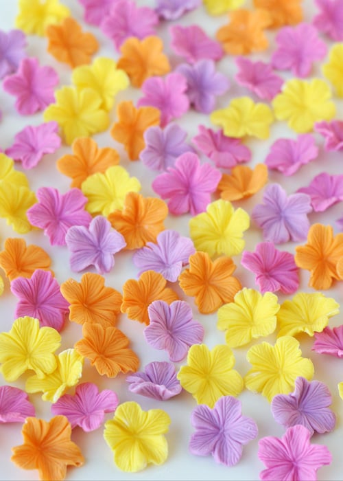 How to make fondant best sale flowers without cutters