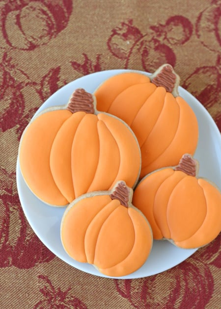 Pumpkin Spice Cutout Cookies - The perfect cookie for fall decorating! 