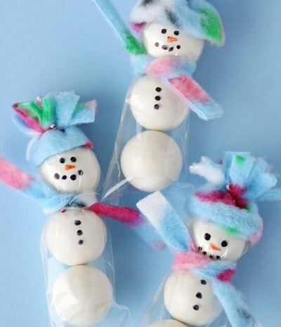 Gumball Snowmen