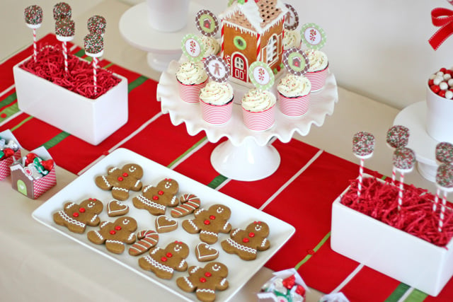 Gingerbread party desserts