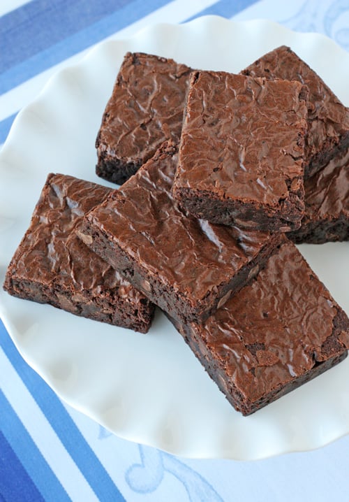 Perfect Homemade Brownies- by Glorious Treats