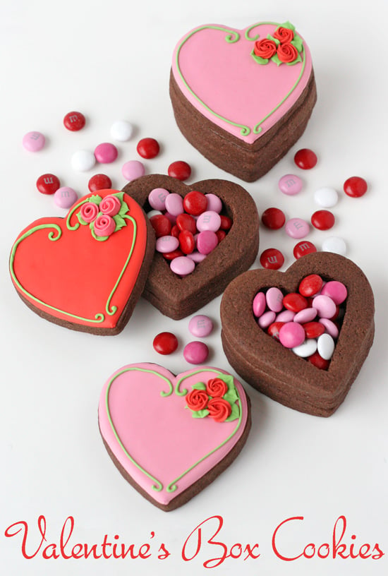 Valentines Day Box Cookie Cutters Set