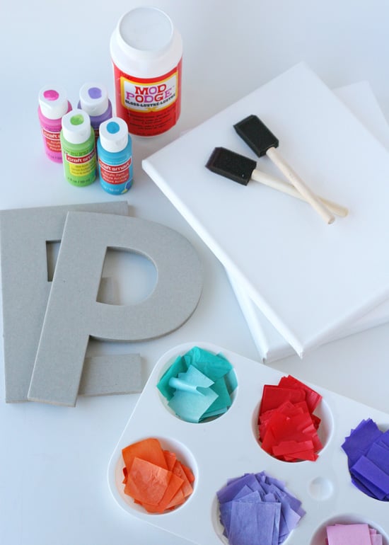 Personalized Mosaic Craft for Kids - Glorious Treats