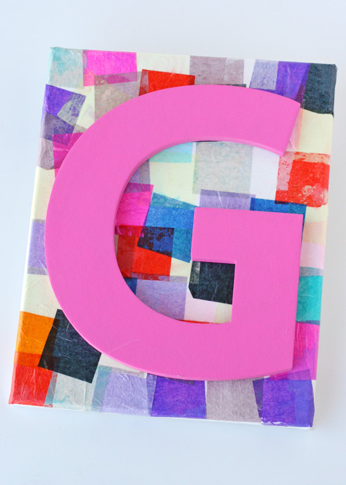 Personalized Mosaic Craft for Kids - Glorious Treats