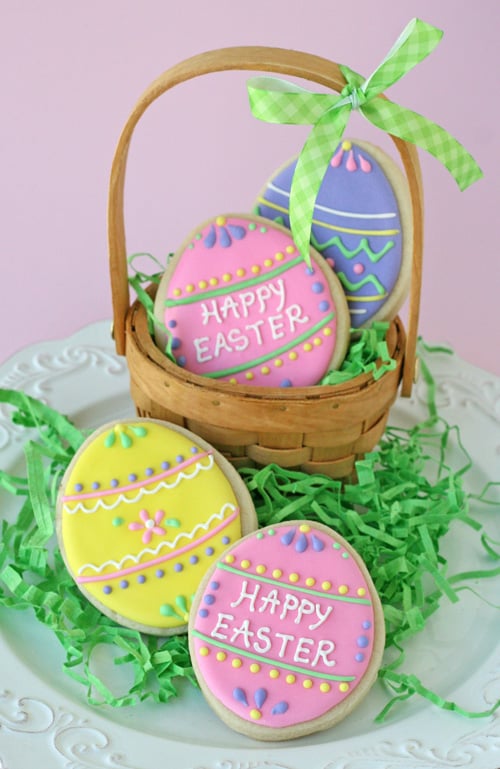 Cute and Easy Decorated Easter Cookies