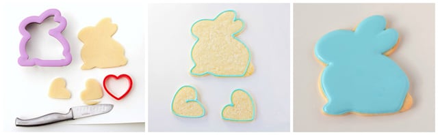 How to make 3D bunny cookies