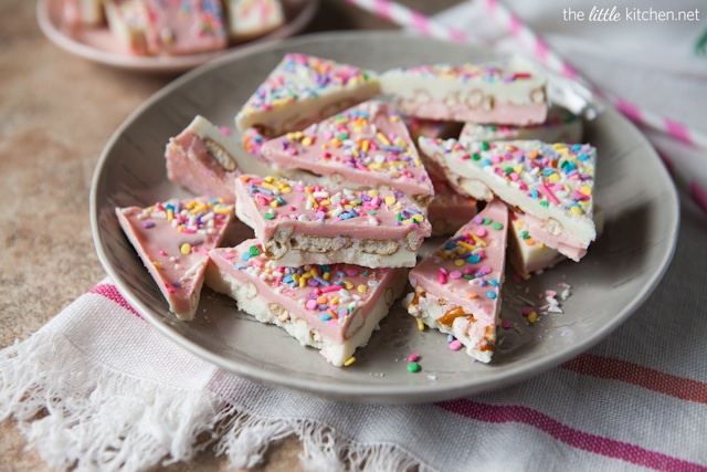 White Chocolate Pretzel Candy Bark