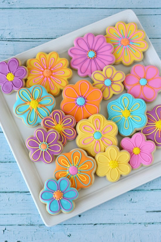 Pretty Petals Flower Cookies