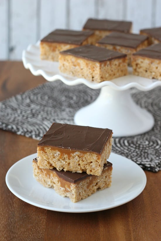 Whatchamacallit Krispie Treats - by Glorious Treats