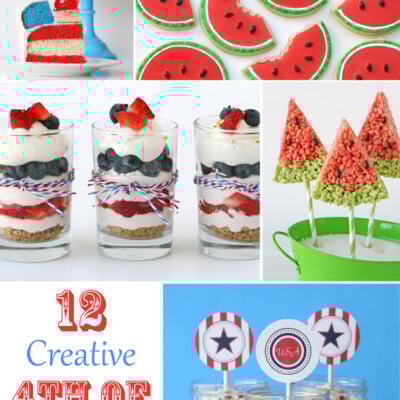 12 Creative 4th of July Desserts - by glorioustreats.com