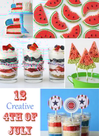 12 Creative 4th of July Desserts - by glorioustreats.com