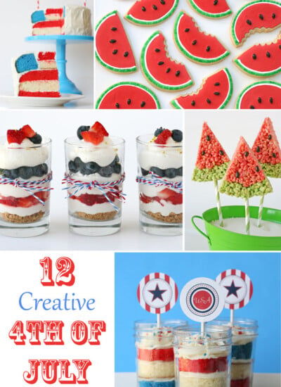 12 Creative 4th of July Desserts - by glorioustreats.com