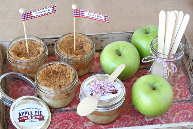 Apple Pie in a Jar - by Glorious Treats