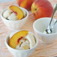 Peach Ice Cream Recipe - glorioustreats.com